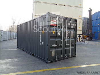 20FT Seecontainer RAL7016 Anthrazitgrau neuwertig - Lodní kontejner: obrázek 1