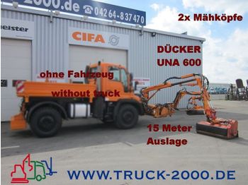 UNIMOG Dücker UNA600 Böschungsmäher 2 Mähköpfe-15 Meter - Komunální/ Speciální technika