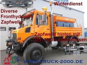 UNIMOG U 2150 Winterdienst Div Zapfwellen + Hydraulik - Zametací vůz