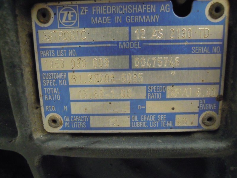 Převodovka pro Nákladní auto ZF 12AS2130DD TG-X: obrázek 4
