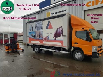 Plachtový nákladní auto FUSO Canter 8C18 Edscha 3.5tNL Mitnahme Stapler 1.5t.: obrázek 1
