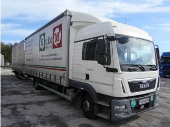 Plachtový nákladní auto MAN TGL 12.250 EURO6 + Anhanger tandem: obrázek 1