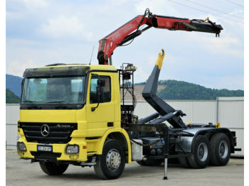 Hákový nosič kontejnerů, Auto s hydraulickou rukou Mercedes-Benz Actros 2641 Abrollkipper 4,80m+ Kran*6x4*: obrázek 1