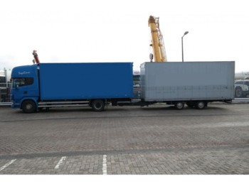 Skříňový nákladní auto Scania 114 L/340 CLOSED BOX COMBI WITH TALSON TRAILER 581000KM: obrázek 1