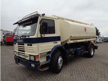 Cisternové vozidlo Scania 93M 250 + Manual + 4 compartments 14000LITER: obrázek 1