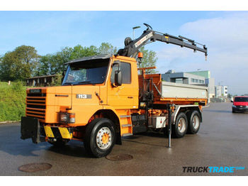 Sklápěč Scania T113 6x2 Kran mit Kipper: obrázek 1