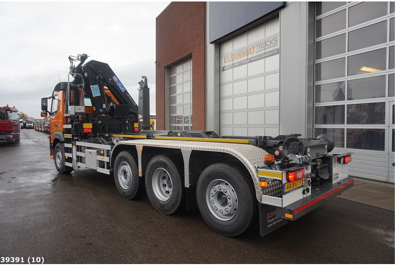 Hákový nosič kontejnerů, Auto s hydraulickou rukou Volvo FM 420 8x2 HMF 26 ton/meter laadkraan: obrázek 10