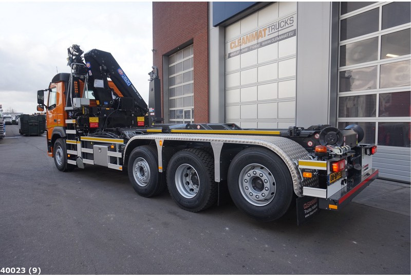 Hákový nosič kontejnerů Volvo FM 420 8x2 HMF 28 ton/meter laadkraan: obrázek 3