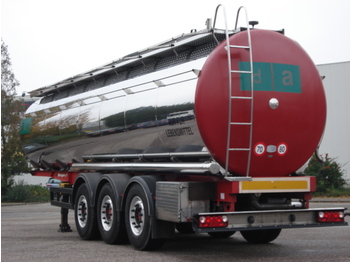 Berger Food - milk tank, 32.000 l., 4 comp., Light weight: 5.660 kg. - Cisternový návěs