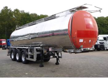 Clayton Food (milk) tank inox 32.5 m3 / 1 comp - Cisternový návěs