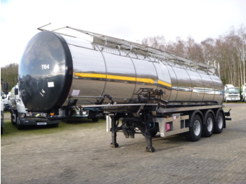 Clayton Heavy oil / bitumen tank inox 30 m3 / 1 comp + pump - Cisternový návěs