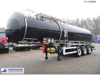 Crossland Bitumen tank inox 33.4 m3 + heating / ADR/GGVS - Cisternový návěs