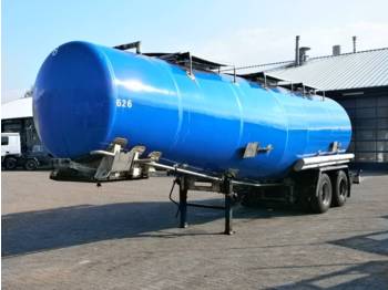 Maisonneuve Chemical tank Inox 31m3 / 3 comp. - Cisternový návěs