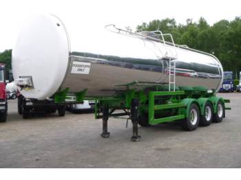 Massey / Crossland Food (milk) tank inox 30 m3 / 1 comp - Cisternový návěs