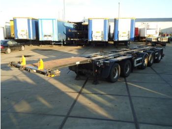 D-TEC CT-53 - 53.000 Kg - 5 axle combi trailer / 2x stuur as - Kontejnerovy návěs/ Výměnná nástavba