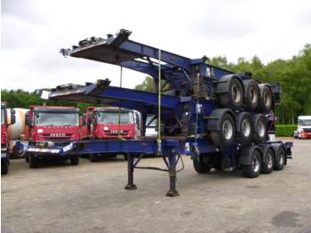 Dennison Stack of 3 units - 3-axle sliding container trailer - Kontejnerovy návěs/ Výměnná nástavba