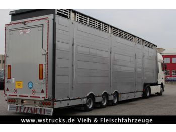 Pezzaioli SBA31-SR  3 Stock "Neu" Vermietung  - Návěs na přepravu zvířat