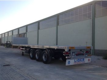 LIDER 2017 YEAR NEW MODELS containeer flatbes semi TRAILER FOR SALE (M - Návěs valník/ Plato
