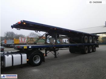 Traylona 3-axle platform trailer 59000KG / Extendable 21.5M - Návěs valník/ Plato