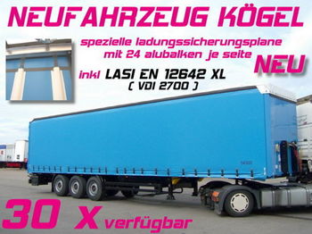 Kögel SNCO 24 / MAXX LASI EN 12642 XL / SAF mehrfach - Plachtový návěs