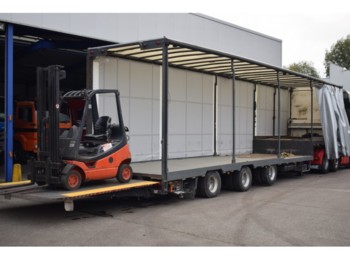 ESVE Forklift transport, 9000 kg lift, 2x Steering axel - Podvalníkový návěs