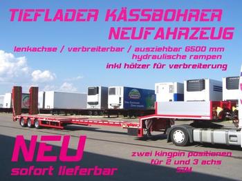 Kässbohrer LB3E / verbreiterbar /lenkachse / 6,5 m AZB - Podvalníkový návěs
