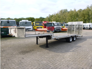 Veldhuizen Semi-lowbed trailer (light commercial) P37-2 + ramps + winch - Podvalníkový návěs
