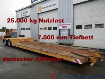 Podvalníkový návěs pro dopravu těžké techniky Scheuerle Tiefbett-brücke 7 m Höhe 52 cm  * 25t. Nutzlast: obrázek 1