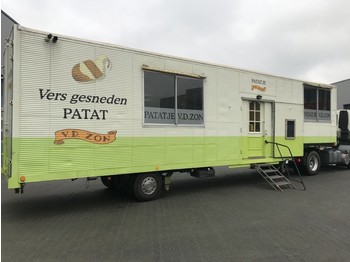 Netam-Fruehauf Foodtruck / Mobiel Cafetaria -Lunchroom / Food Truck (B/E rijbewijs) inclusief DAF trekker - Skříňový návěs