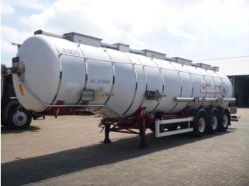 Cisternový návěs pro dopravu chemických látek Van Hool Chemical tank inox 36.5 m3 / 4 comp.: obrázek 1