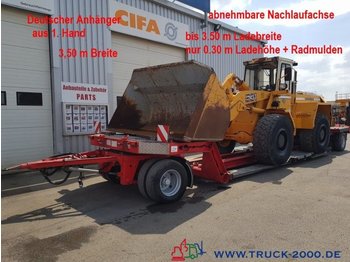 Podvalníkový přívěs pro dopravu těžké techniky Fliegl ZTS200  Tieflader Land + Baumaschinen 30cm Höhe: obrázek 1