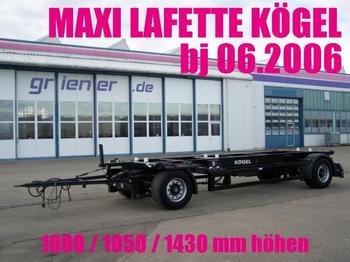Kögel AWE 18 LAFETTE MAXI 1000 / 1430 mm höhe - Kontejnerovy přívěs/ Výměnná nástavba