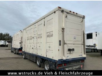 Přívěs na přepravu zvířat Menke 3 Stock Ausahrbares Dach Vollalu  7,35m: obrázek 1