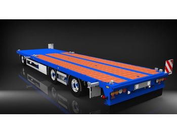 HRD 3 axle Achs light trailer drawbar ext tele  - Podvalníkový přívěs