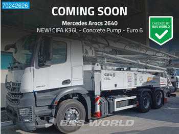 Mercedes-Benz Arocs 2640 6X4 NEW! CIFA K36L Concrete Pump Euro 6 - Autočerpadlo