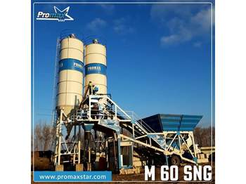 PROMAXSTAR Mobile Concrete Batching Plant PROMAX M60-SNG(60m³/h) - Betonárna