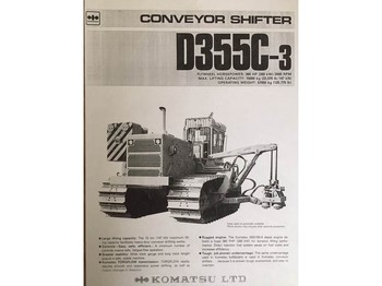 Pokladač potrubí Komatsu D 155 C CONVEYOR SHIFTER: obrázek 1