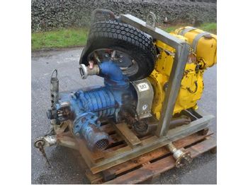 Čerpadlo na vodu LOT # 1037 -- Pollmann High Pressure Pump c/w 2 Cylinder Hatz Engine: obrázek 1