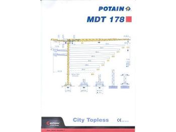 Potain MDT 178 - Věžový jeřáb