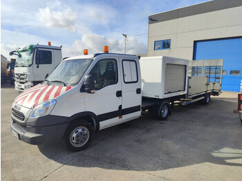 Iveco Daily 50 C21 + Minitrailer lowbed trailer BE COMBI - Tahač